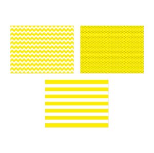 PartyDeco Prestieranie papierové žlté 40 x 30 cm 6 ks