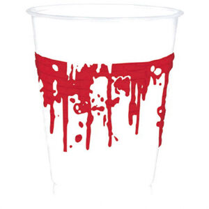 Amscan Krvavé poháre 10 ks
