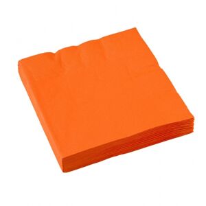 Amscan Servítky oranžové 33x33 cm