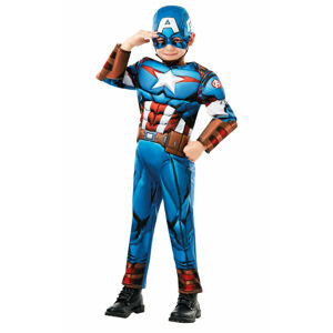 Rubies Kostým Captain America detský deluxe Veľkosť - deti: L