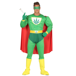 Guirca Superhrdina Marihuana Veľkosť - dospelý: M