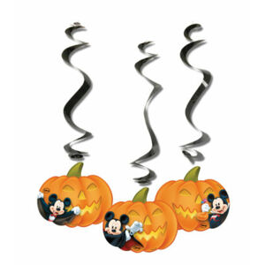 Procos Visiaca dekorácia v tvare tekvice - Mickey Halloween 3 ks