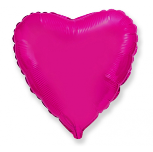 Flexmetal Fóliový balón Srdce - Ružové 43 cm
