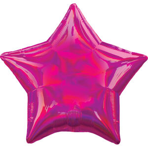 Amscan Fóliový balón - Holografická ružová Hviezda