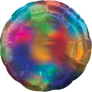 Amscan Fóliový balón - Holografická dúha v tvare Kruhu
