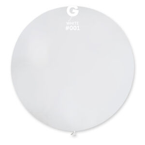 Gemar Guľatý pastelový balónik 80 cm biely