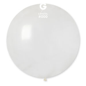 Gemar Guľatý pastelový balónik 80 cm transparentný