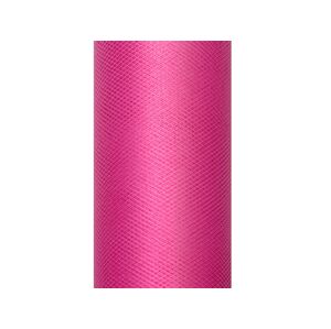 PartyDeco Tyl hladký - ružový 0,3x9m