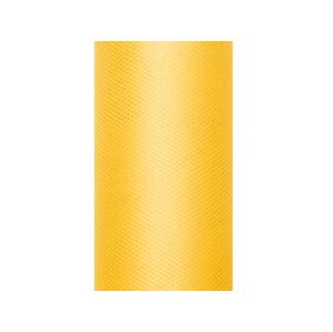 PartyDeco Tyl hladký - žltý 0,3x9m