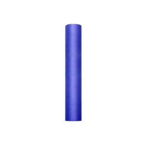 PartyDeco Tyl hladký - modrý 0,3x9m
