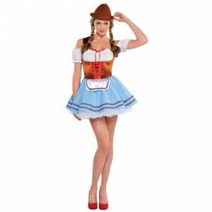 Amscan Dámsky kostým - Bavorské dievča (Oktoberfest) Veľkosť - Dospelí: S