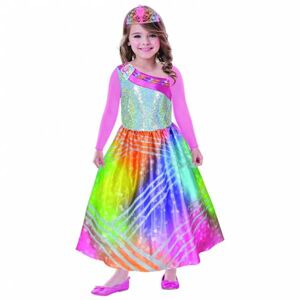 Amscan Detský kostým - Barbie magická dúha Veľkosť - deti: M