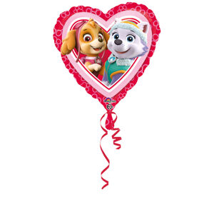 Amscan Fóliový balón Paw Patrol Love - Girl 43cm