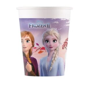 Procos Kvalitné kompostovateľné poháre Frozen II 8 ks