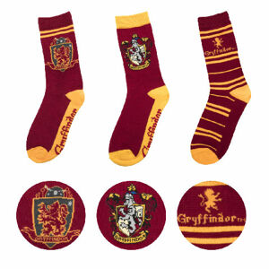 Cinereplicas Sada 3 párov ponožiek Harry Potter - Chrabromil