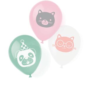 Amscan 6 latexových balónov Hello Pets
