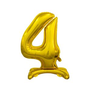 Godan Samostojaci fóliový balón 4 zlatý 74 cm