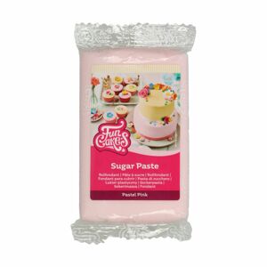 Funcakes Pastelovo ružový rolovaný fondant Pastel Pink (farebný fondán) 250 g