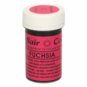 Sugarflair Colours Gélová farba Fuchsia - Fuschsiová 25 g