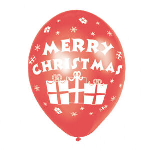 Amscan Balóny Merry Christmas 6 ks