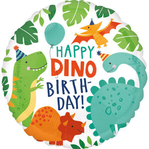 Amscan Fóliový balón Happy Dino Birthday