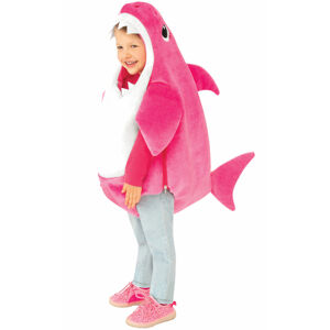 Rubies Detský kostým Baby Shark - ružový Veľkosť najmenší: 6 - 12 mesiacov