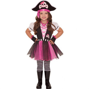 Amscan Detský kostým - Ružová pirátka