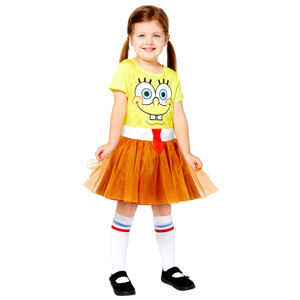 Amscan Detský kostým - Spongebob dievčenský Veľkosť - deti: XS