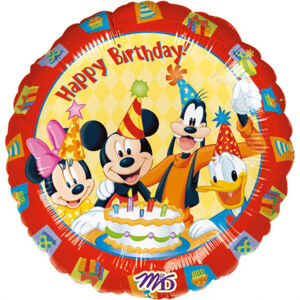 Amscan Fóliový balón - Happy birthday Mickey