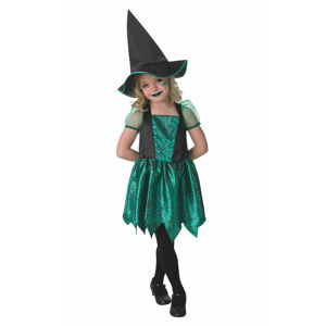 Rubies Detský kostým Čarodejnice - zelený Veľkosť - deti: L