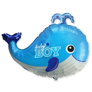 Godan Fóliový balón Veľryba - Baby Boy  60 cm