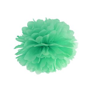 PartyDeco Pompom v tvare kvetu mätový 35 cm