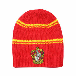 Distrineo Pletená čiapka Harry Potter - Chrabromil (červená/žltá)