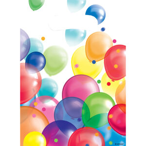 Amscan Darčekové tašky - pastelové balóny 8 ks