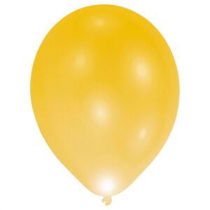 Amscan LED balóniky zlatý 5 ks