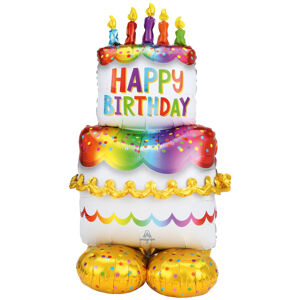 Amscan Fóliový balón - Narodeninová torta Airloonz