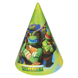 Amscan Party klobúčiky Ninja korytnačky 6 ks