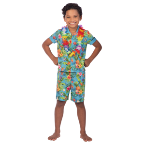 Amscan Kostým Havaj modrý - chlapec Veľkosť - deti: 10 - 12 rokov