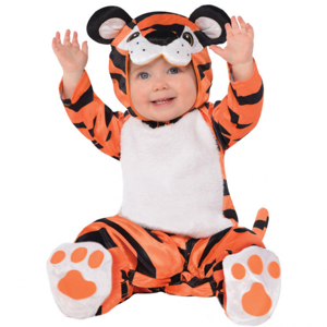 Amscan Detský kostým pre najmenších - Malý Tigrík Veľkosť najmenší: 12 - 24 mesiacov