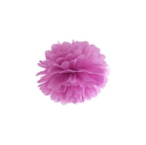 PartyDeco Pompom v tvare kvetu slivkový 25 cm