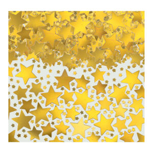 Amscan Konfety - Zlaté hviezdy fóliové 70 g