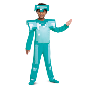 Godan Detský kostým - Minecraft modrý Veľkosť - deti: M
