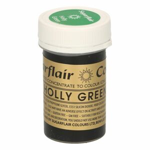 Sugarflair Colours Gélová jedlá farba zelená - Holly Green 25 g