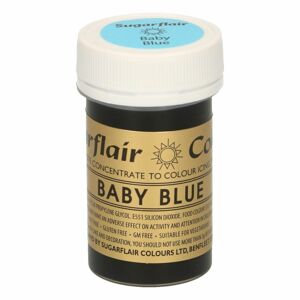 Sugarflair Colours Gélová farba Baby Blue - Detská modrá 25 g
