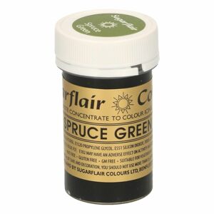 Sugarflair Colours Gélová farba Spruce Green - zelená 25 g