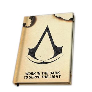 ABY style Zápisník A5 ASSASSIN'S CREED - Work in the dark to serve the light