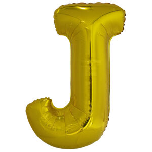 Amscan Fóliový balónik písmeno J 86 cm zlatý