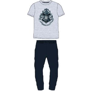 EPlus Pánske pyžamo Harry Potter - Rokfort sivé Veľkosť - dospelý: XL
