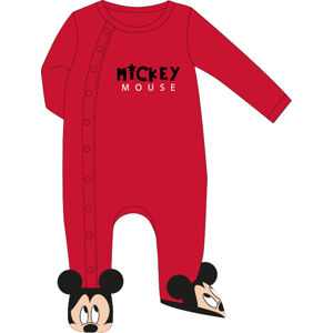 EPlus Dupačky Mickey Mouse - červené Veľkosť najmenší: 12 mesiacov
