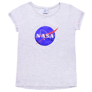 EPlus Dievčenské tričko - NASA sivé Veľkosť - deti: 134